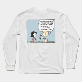 Daniel Johnston - Vinyl Record Fan Design Long Sleeve T-Shirt